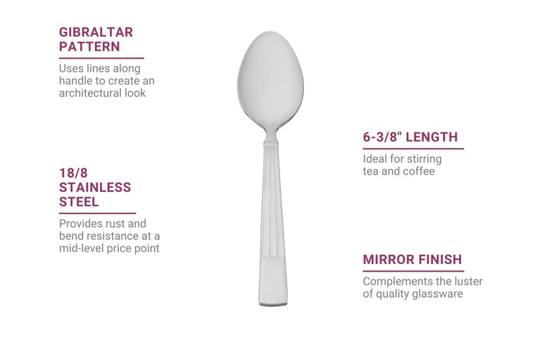 World Tableware 972001 Features