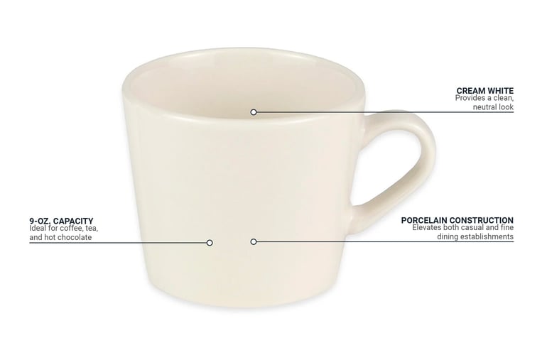 World Tableware FH518 Features