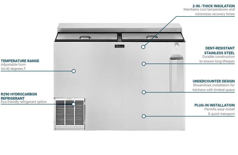 Perlick BC48RTSSSTK Features