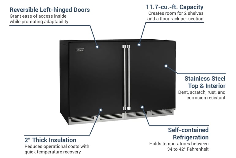 Perlick HC48RS4 Features