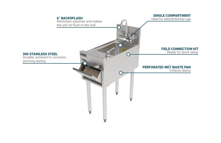 Perlick TSF12HSSTK Features