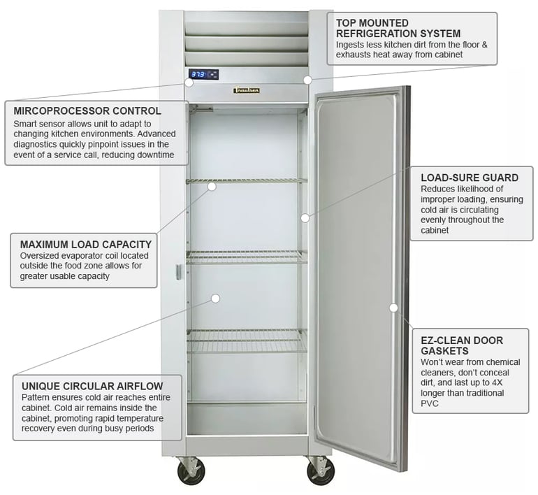 Traulsen g12010 Features
