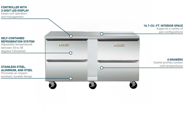 Traulsen UHT60DD Features