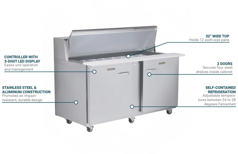 Traulsen UPT6012LR Features
