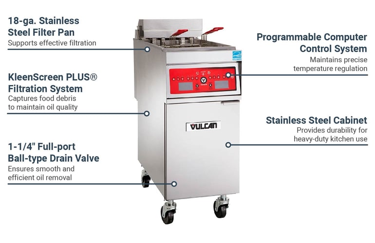 Vulcan 1ER85CF Features