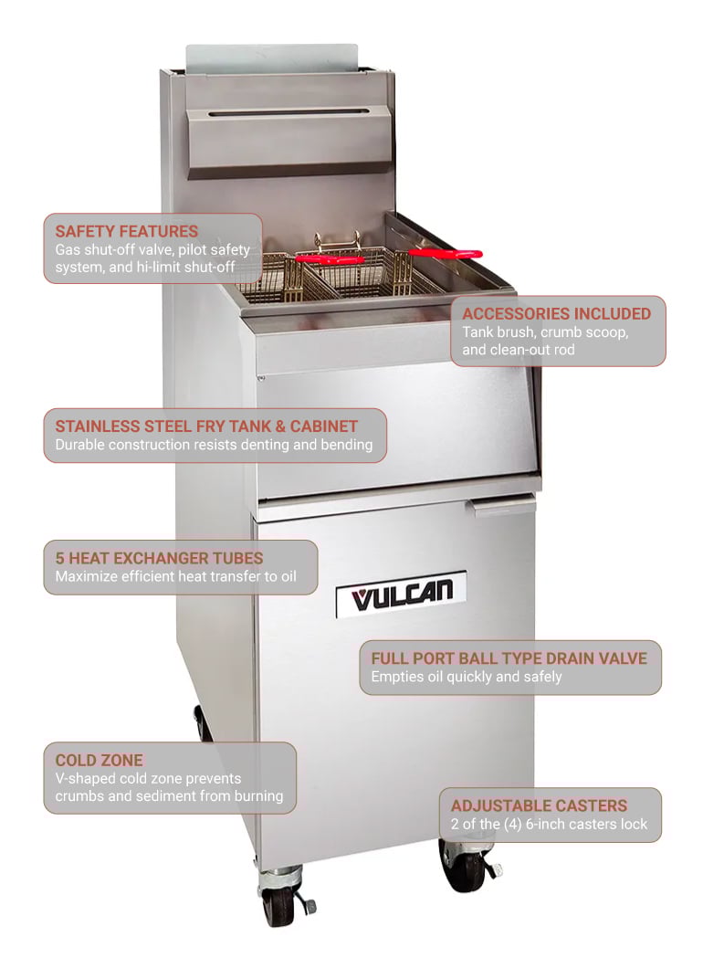 Vulcan 1GR85MLP Features