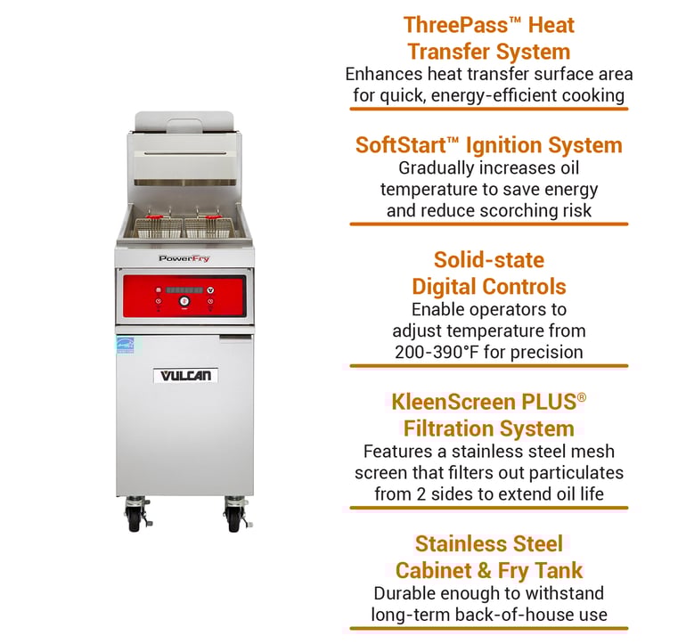 Vulcan 1TR85DFLP Features