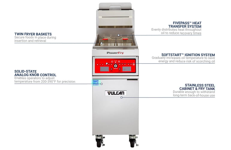 Vulcan 1VK85CLP Features