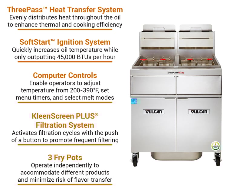 Vulcan 3TR85CFNG Features