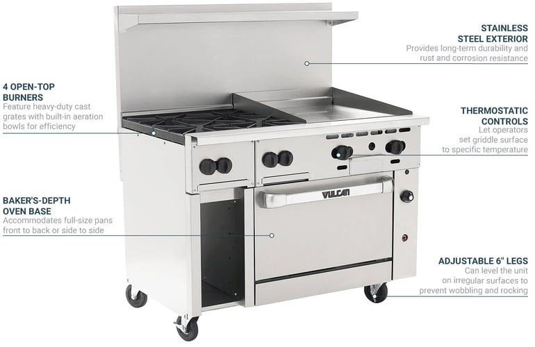 Vulcan 48S4B24GTNG Features