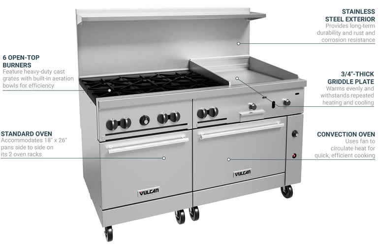 Vulcan 60SC6B24GLP Features