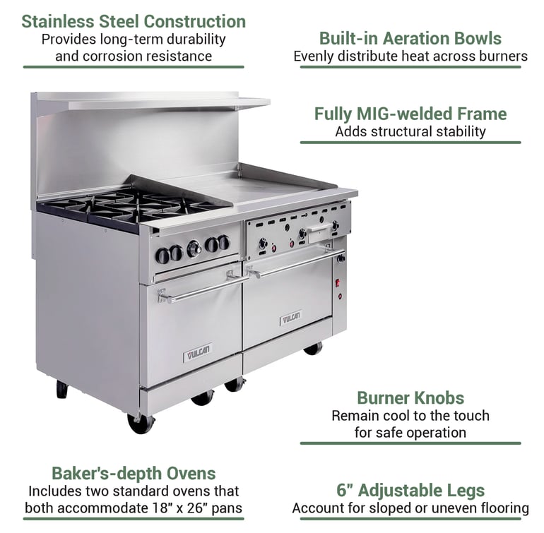 Vulcan 60SS4B36GTNG Features