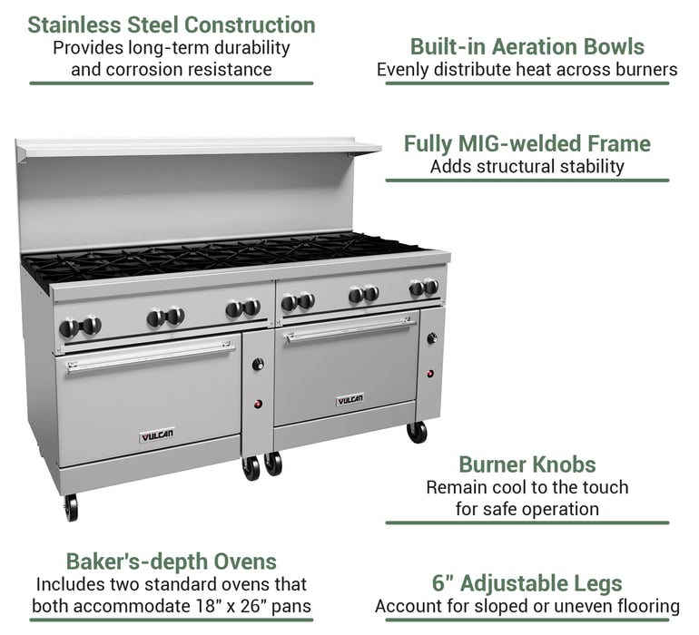 Vulcan 72CC12BNG Features