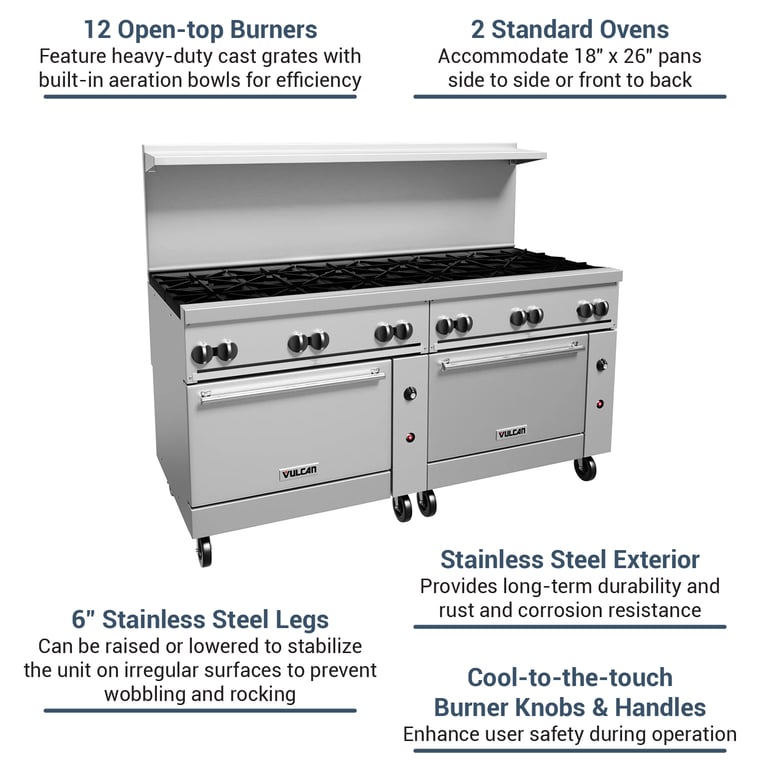 Vulcan 72SS12BNG Features
