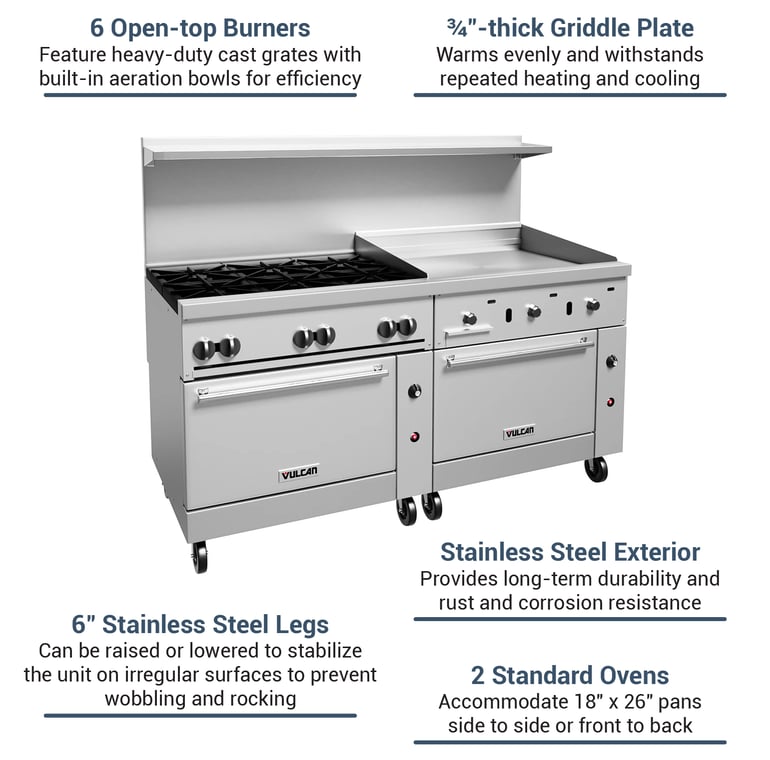 Vulcan 72SS6B36GNG Features