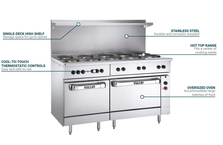 Vulcan EV60SS5HT4803 Features