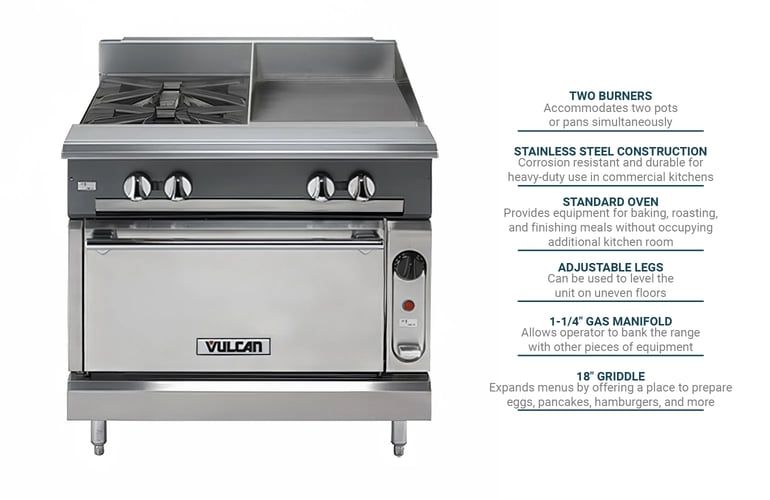 Vulcan V2BG18SLP Features