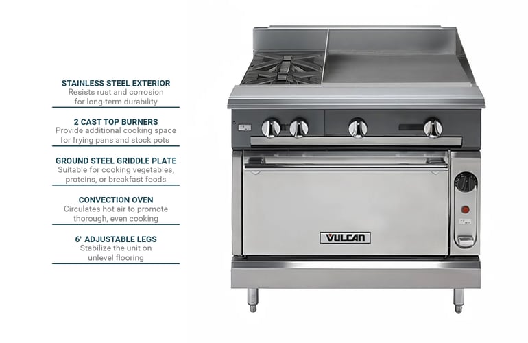 Vulcan V2BG4TCLP Features
