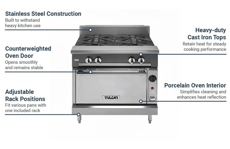 Vulcan V336HSLP Features