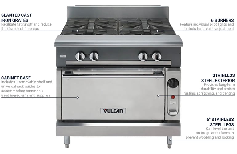 Vulcan VCBB36BNG Features