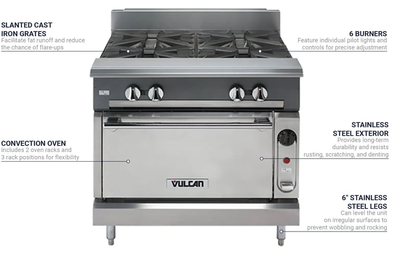 Vulcan VCBB36CLP Features