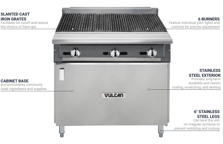 Vulcan VCBB36LP Features