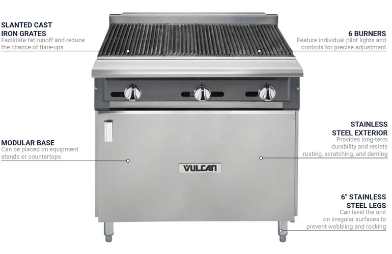 Vulcan VCBB36NG Features