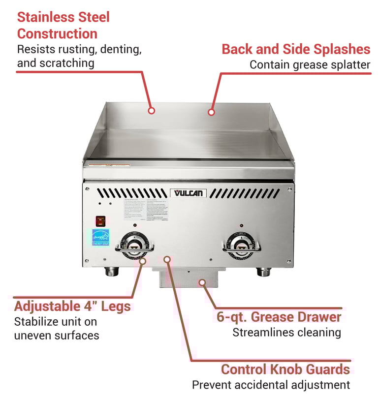 Vulcan VCCG24ISLP Features