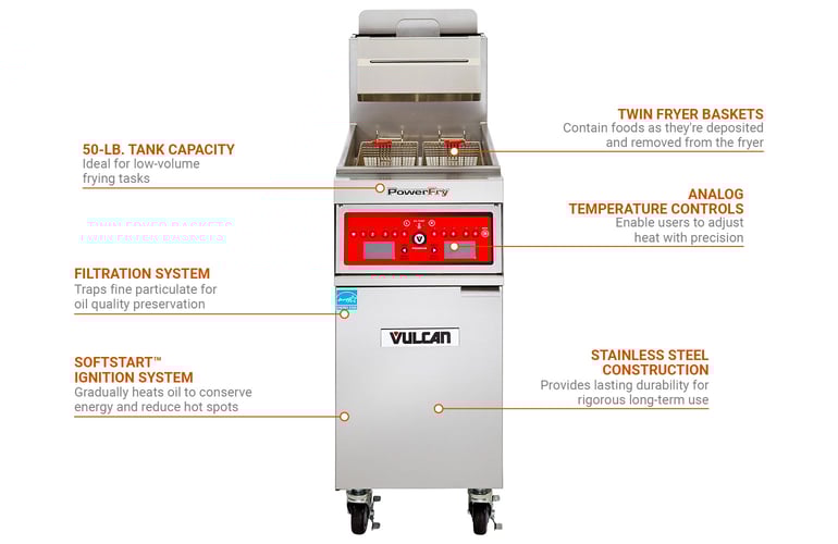 Vulcan VFRY18LP Features