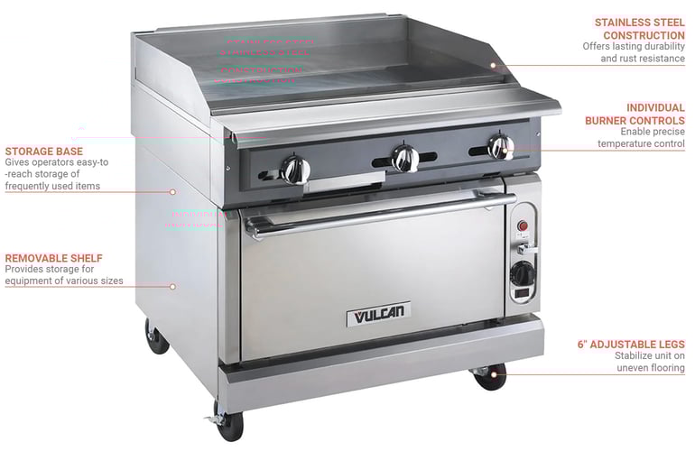 Vulcan VGM36BNG Features