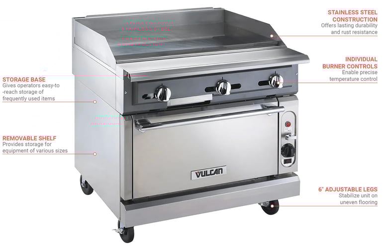 Vulcan VGMT36BLP Features