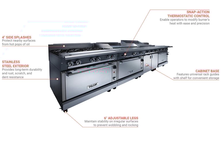 Vulcan VGT18BLP Features