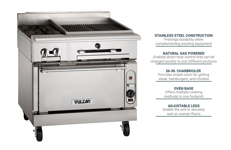 Vulcan VTC36BNG Features