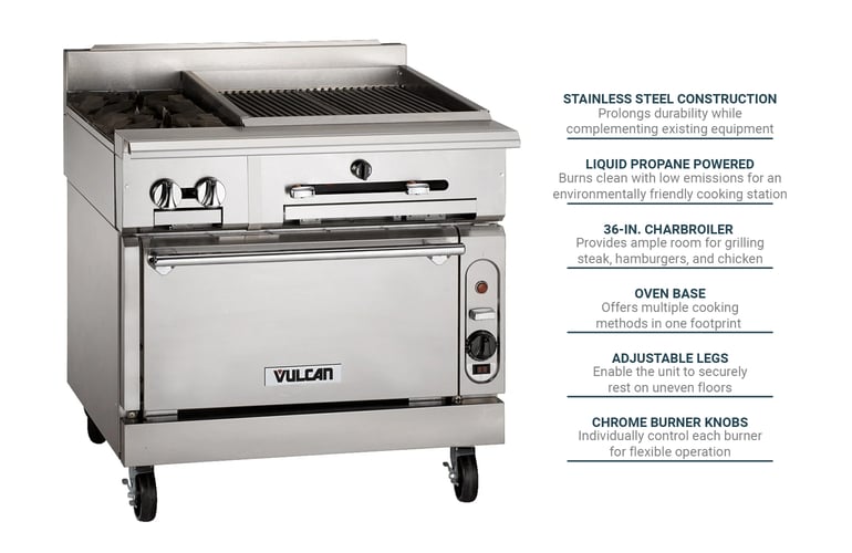 Vulcan VTC36SLP Features