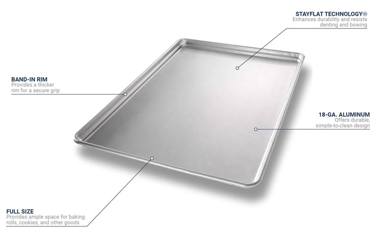 Chicago Metallic 1/1 Full Size Bun Sheet Pan 26