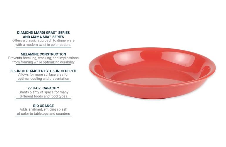 VALIEM BOWL-Ｌ Lucerne White Vegetable Bowl