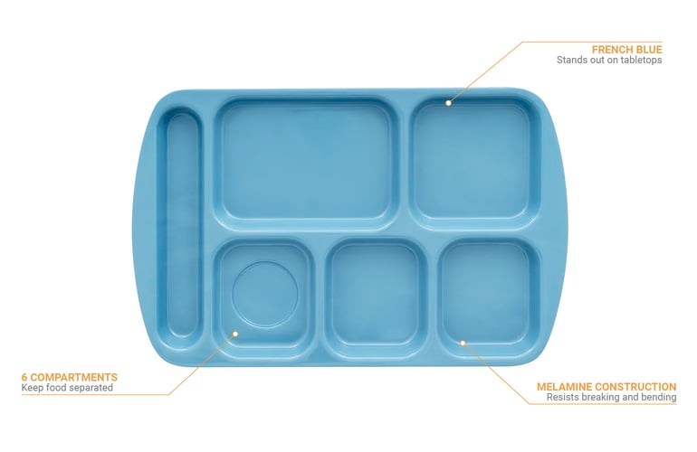 Down with the plastic lunch tray!