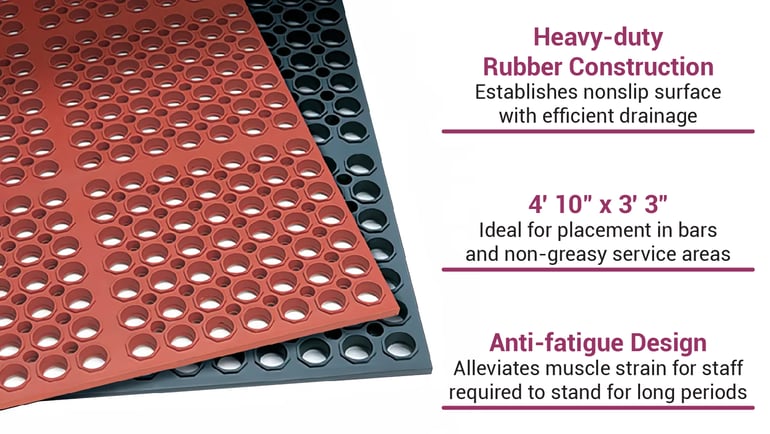 Cactus Mat 2520-C1 VIP Deluxe Anti-Fatigue & Anti-Slip Mat 58-1/2 X 39  7/8 Thick