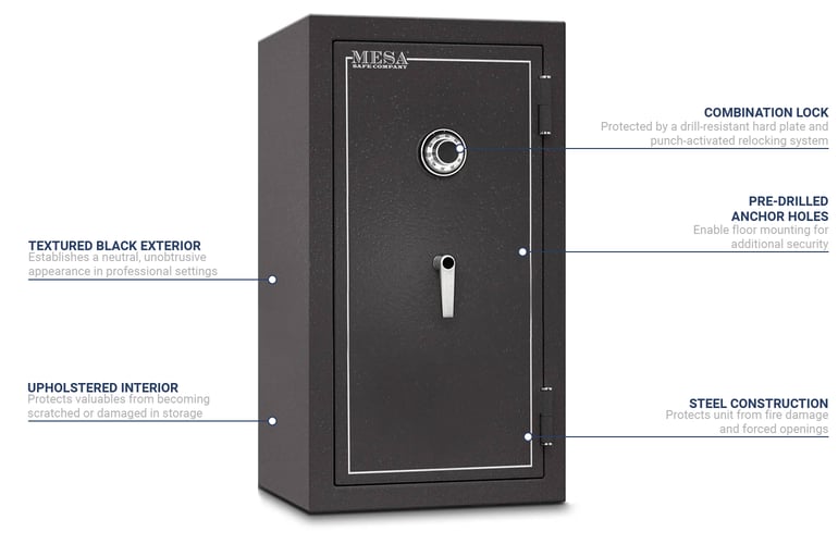 Mesa Safe Company MBF3820CHGRY Features