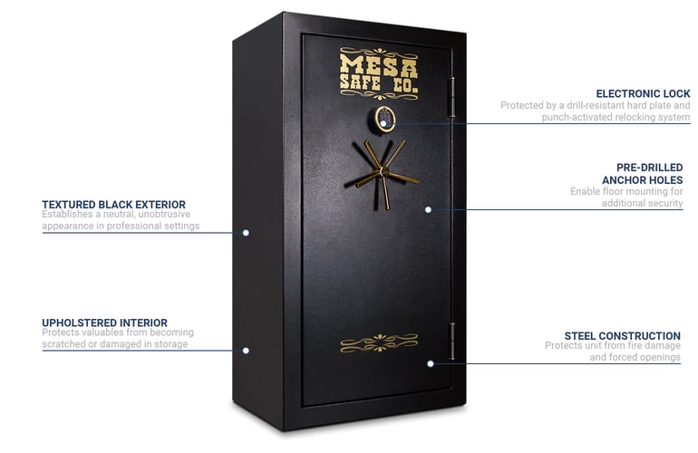 Mesa Safe Company MBF6032EPBLK Features