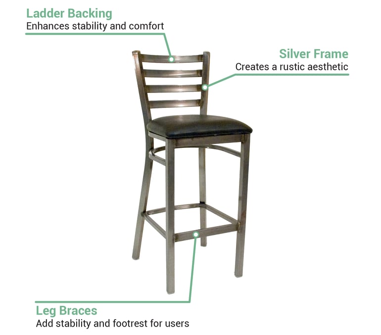 American Tables & Seating 77CBSBVSLOOSE Features