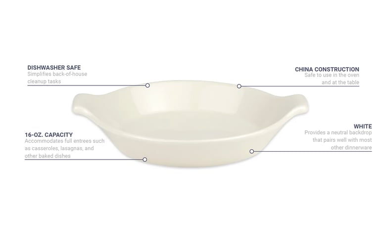 Hall China 1674WH Features