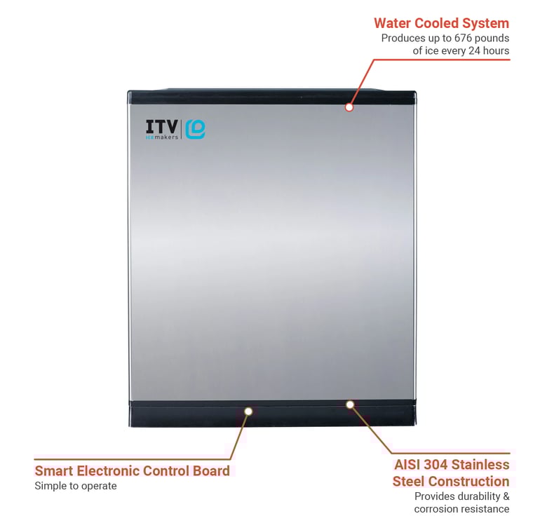 ITV Ice Makers MS70022A1F Features