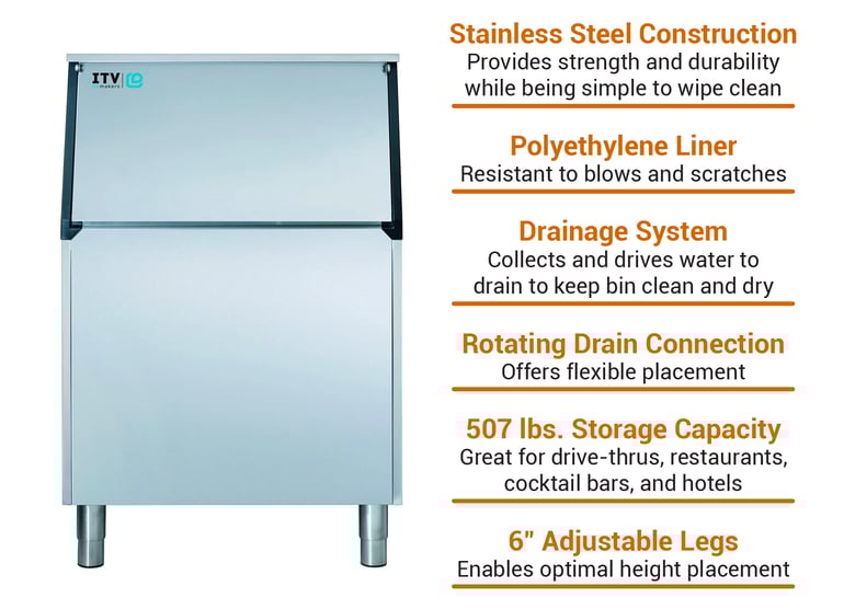 ITV Ice Makers S500 Features