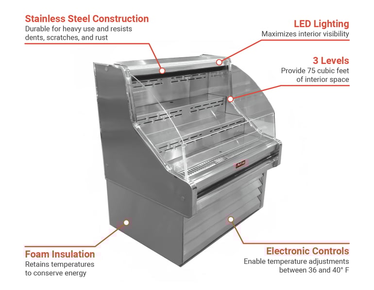 Howard-McCray SCOS35E4CSLED Features