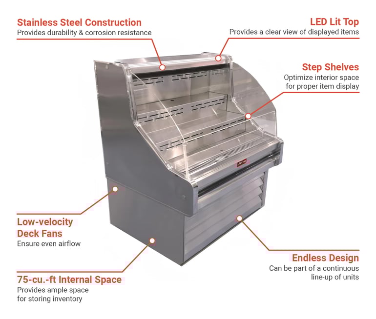Howard-McCray SCOS35E5CSLED Features
