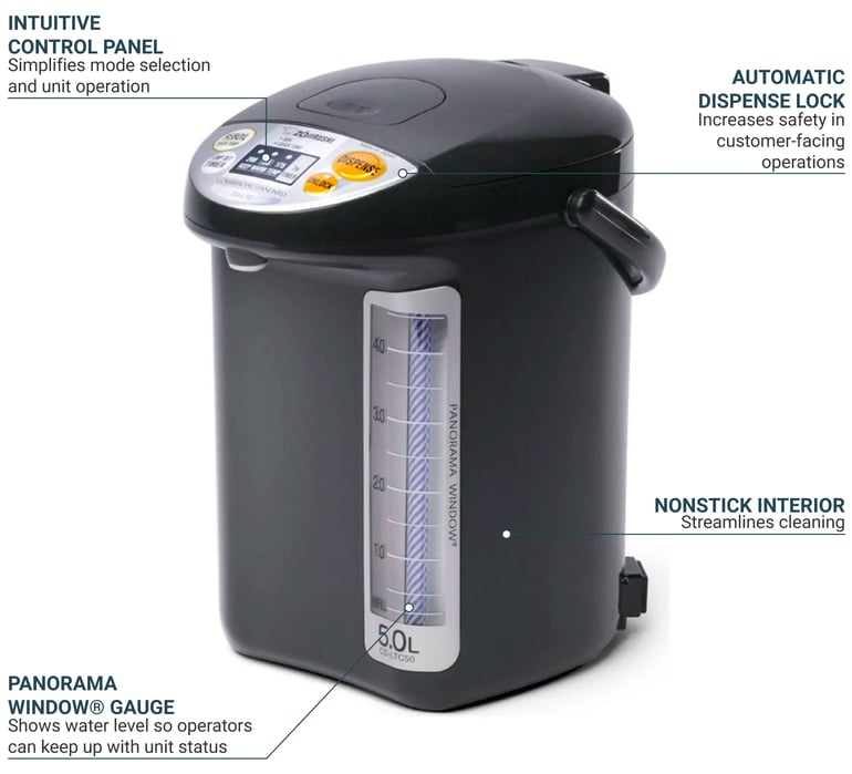 Zojirushi water dispenser hot sale