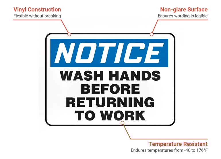 Accuform Signs MRST822VS Features
