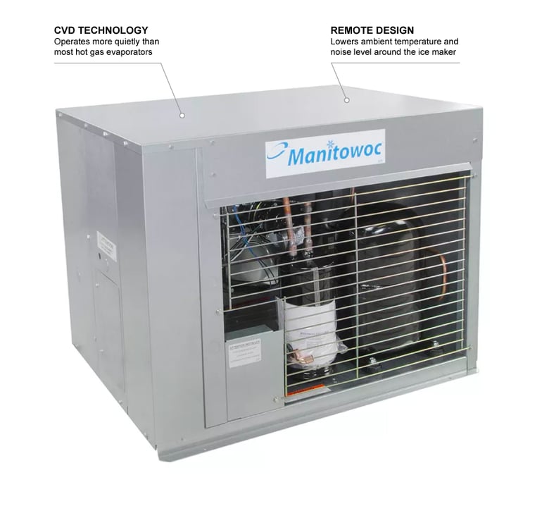 Manitowoc Ice CVDF2100 Air Cooled Remote Ice Machine Manitowoc Ice CVDF2100 Air Cooled Remote Ice Machine