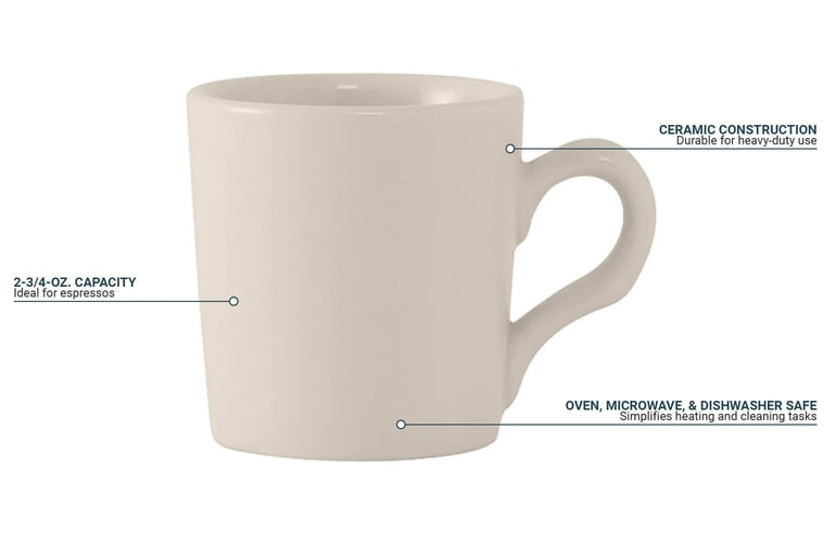 5 oz Square Disposable Plastic Coffee Mugs Espresso Cups